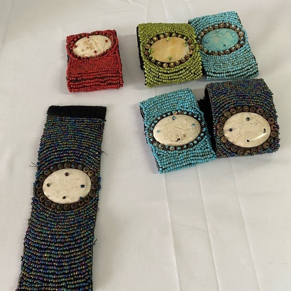 Vintage Bead Wrap Bracelets (6) (EQ) - Picture 8 of 12